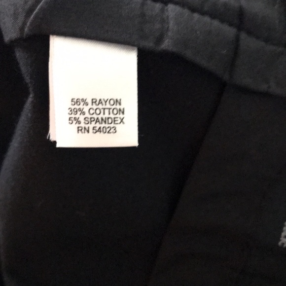 Banana Republic Size 14 Jackson Fit Black Pants - Picture 6 of 7